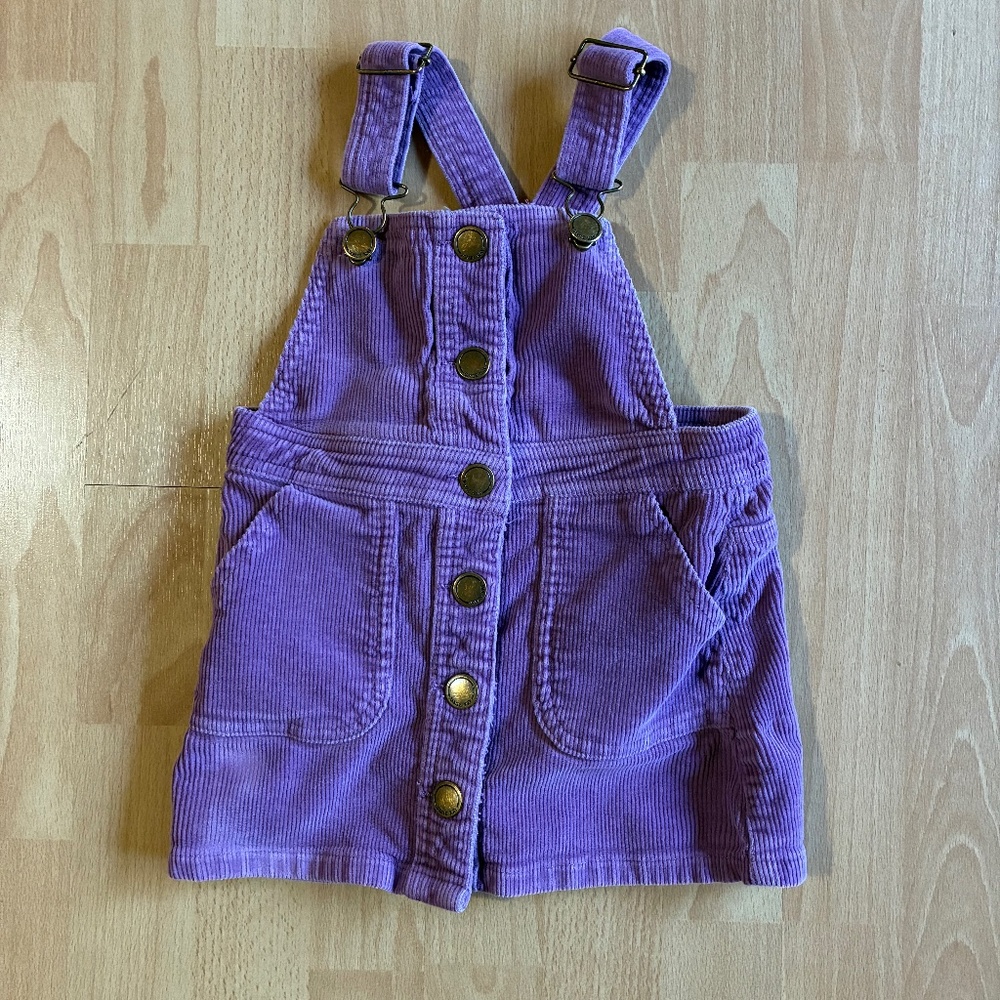 Jamie Kay Lilac Corduroy Kids Dress